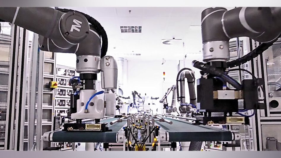 Connected production line with digital traceability